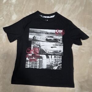 SHAUN WHITE SPEED IS YOUR FRIEND SOFT GRAPHIC BLACK T SHIRT